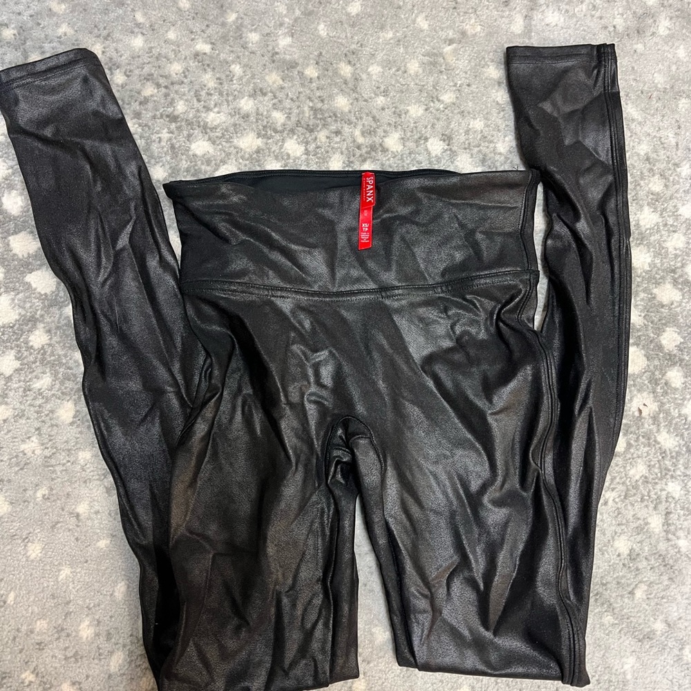 SPANX faux leather leggings